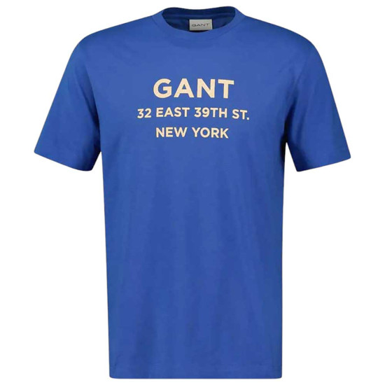 Gant Ανδρική κοντομάνιικη μπλούζα Graphic Printed Tee